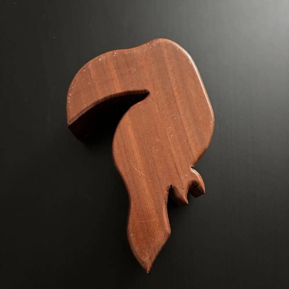 Wood‎ Bird Toucan Parrot Puzzle Hidden Storage Box